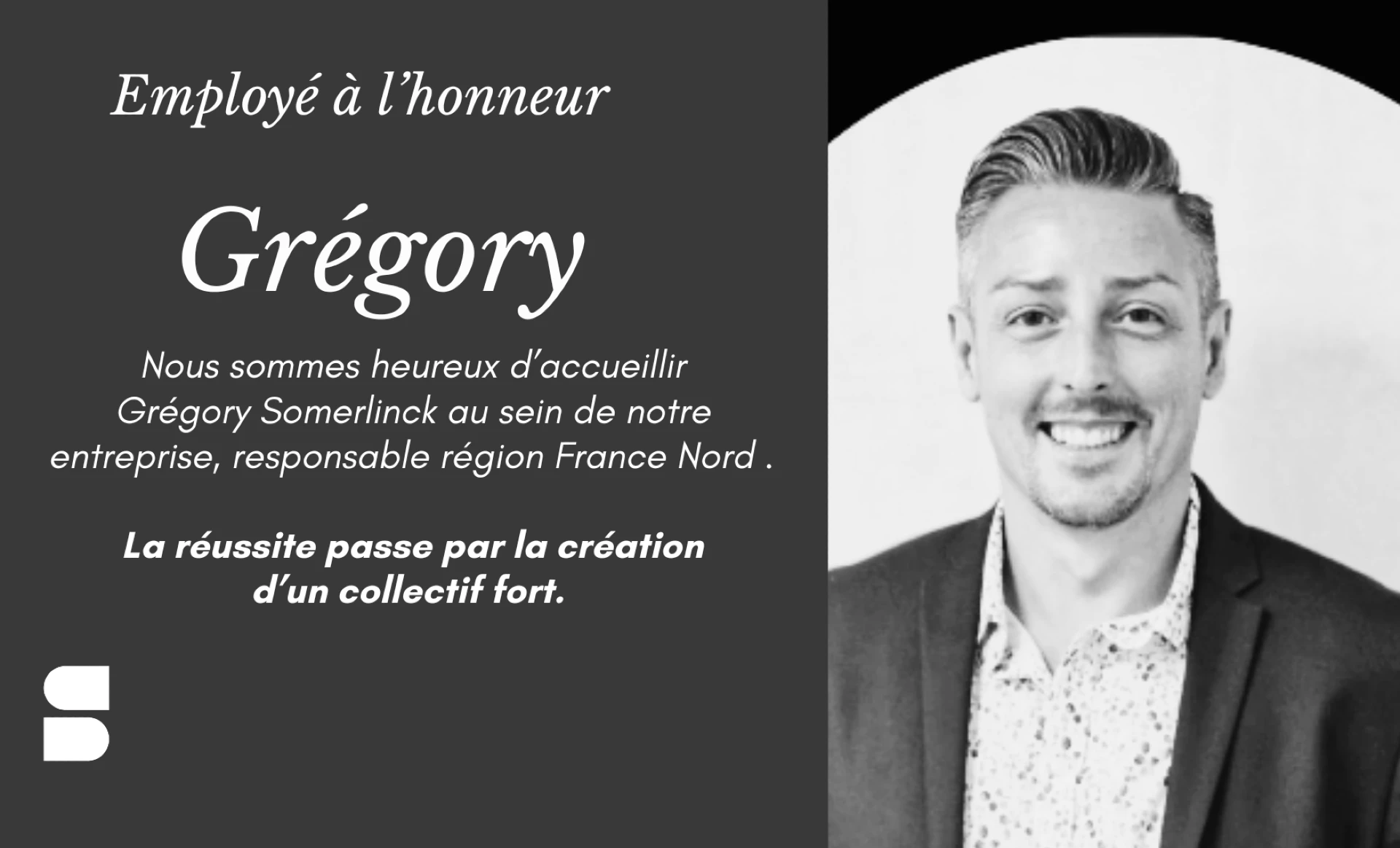 Bienvenue Grégory